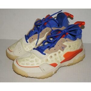 Nike Womens Jordan Delta 2 Coconut Milk Royal Hyper Orange Size 8.5